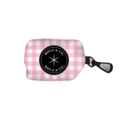 Pink Gingham - Poop Bag Holder